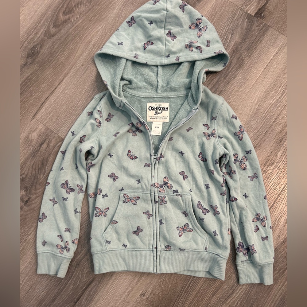 OshKosh B'gosh Butterfly Zip-Up